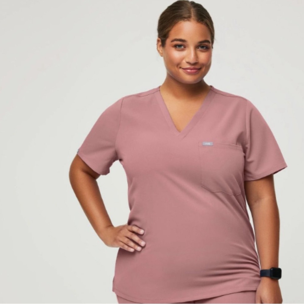 Figs Caterina Top Mauve XXL